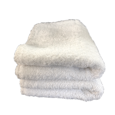 High quality used white face towels cotton fabric waste cleaning rags