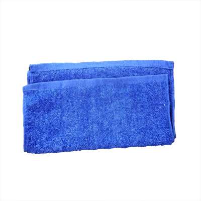 Bulk cotton blue face towel cleaning