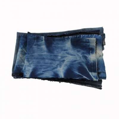 Top quality industrial cleaning denim fabric cut pieces wiping rags