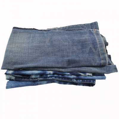 Premium Quality 100 cotton cleaning second hand jeans used denim wiping rags